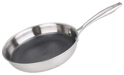 Produktbild von Masterpro BGMP-1630, Rund, Allzweckpfanne, Edelstahl, Edelstahl, Keramik, Gas, Halogen, Induktion, Edelstahl