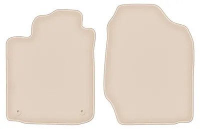 Produktbild von DURBAN Beige Velours-Fußmatten vorne für Toyota Corolla Verso I Minivan (2001-2004)
