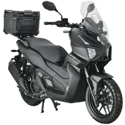 Produktbild von Motorroller ADV X-treme 125 ccm 85 km/h EURO 5+ schwarz inkl. Topcase