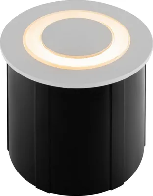 Obrázek produktu pro LED nástěnné svítidlo Hliník IP65 3000 K teplá bílá 120 lm Ø 6,2 cm Bílé kulaté Moderní