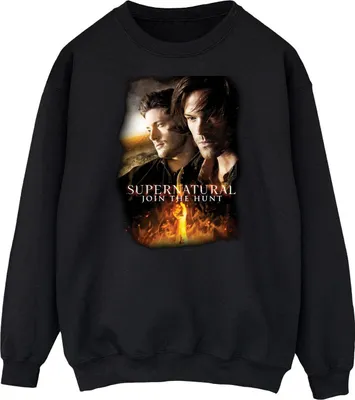 Obrázek produktu pro Supernatural - "Flaming Poster" mikina pro ženy BI2057 (L) (Black)