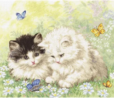 Productafbeelding van Letistitch: Kruissteekset "Zomerspeelplezier"; patroonblad, 32x27 cm