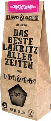Produktbild von Klepper & Klepper Das beste Lakritz aller Zeiten pikant salzig 200g