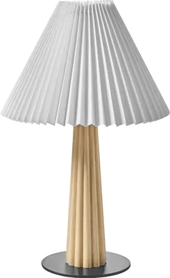 Obrázek produktu pro BELIANI Stolní lampa přírodní kaučukové dřevo bílé látkové stínidlo ložnice obývací pokoj industriální styl