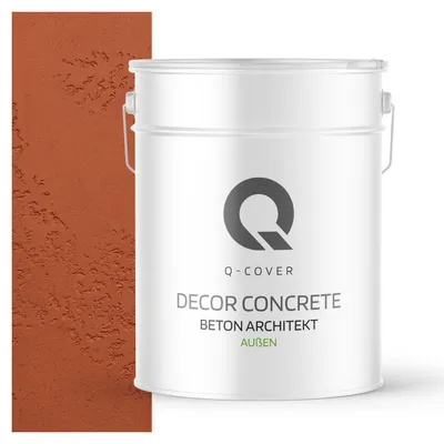 Produktbild von Beton Architekt 15 Kg 10 m2 Rostig 15 kg 10m2 | Dekorativerputz | Kellepnputz | Gebrauchsfertige Betonmasse Betonoptik Dekoratives Beton Außen