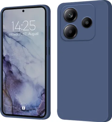 Produktbild von Hülle für Xiaomi Redmi Note 14 5G Case Cover Bumper Silikon Softgrip Schutzhülle Farbe: Lavendelblau