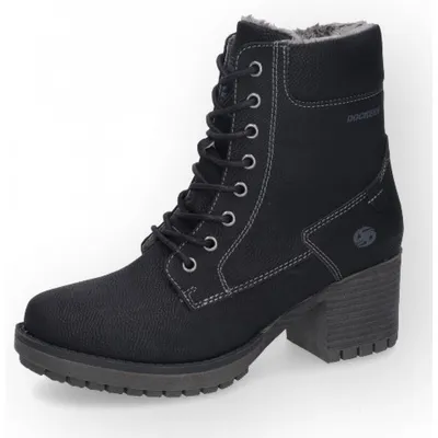 Produktbild von Dockers by Gerli Damen Schnürstiefel in Schwarz, Größe 38