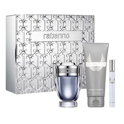 Image de Paco Rabanne Invictus, Eau de Toilette, 100ml + Eau de Toilette 10ml + Gel corporel, 100ml