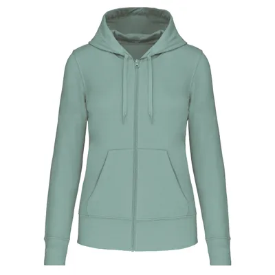 Produktbild von Kariban Umweltfreundliches Kapuzensweatshirt mit Reißverschluss Damen