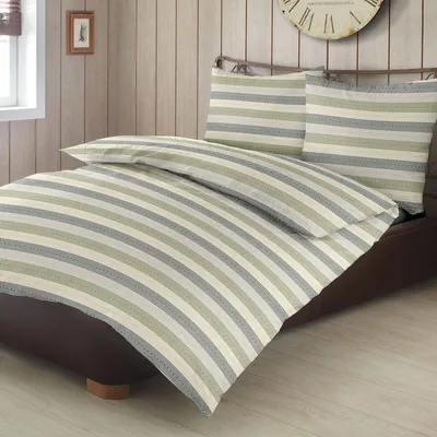 Produktbild von Traumschlaf Feinbiber Bettwäsche Livena grün 135x200 cm + 80x80 cm