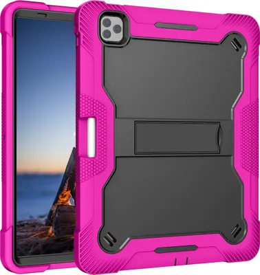 Obrázek produktu pro Pouzdro pro iPad Pro 5/4/3 12,9" se stojánkem a držákem stylusu Růžové