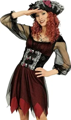 Produktbild von Piratin Abigail Kostüm - Tolles Piraten Kleid mit Hut Größe: 32