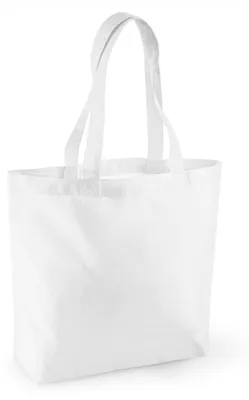 Produktbild von Westford Mill W180 | Organic Baumwolle Shopper 32 x 35 x 12 cm - Farbe: White - Größe: One Size