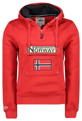 Zdjęcie produktu dla Geographical Norway bluza kolor czerwony dla mężczyzn WW2485H/GN-Red