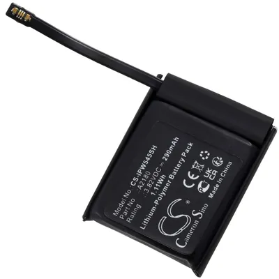 Produktbild von Li-Polymer Ersatzakku passend für Apple Watch SE 44mm mit 290mAh und 3,82V