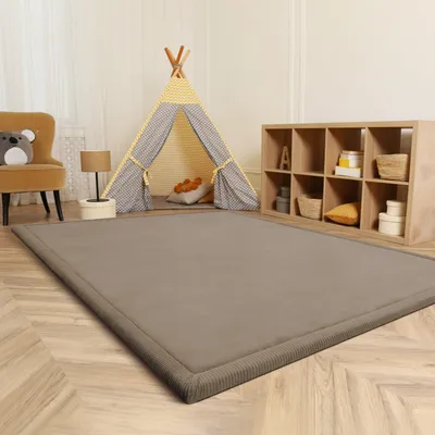 Produktbild von Kinderteppich Kinderzimmer Teppich Baby Spielteppich Flauschig Rutschfest Deko Grösse 140x200 cm