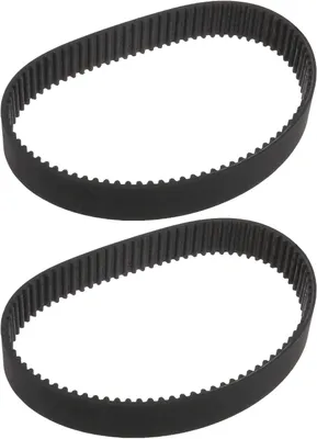 Imagen del producto de Correas de transmisión de goma, 2 unidades, de 14 mm de ancho y 255 mm de circunferencia, para máquinas de carpintería