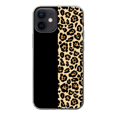 Produktbild von MuchoWow® Handyhülle Schutzhülle Hülle für iPhone 12 Panther Druck - Design - Tiere Silikon Softcase Handy Hülle - Schutzhülle