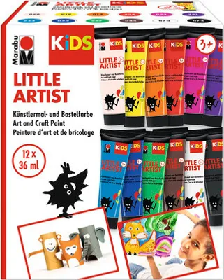 Image de Marabu 10244976 12 Marabu KiDS Stoffmalfarbe farbsortiert