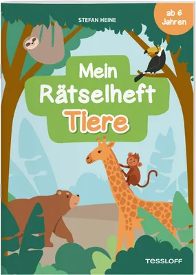 Produktbild von Mein Rätselheft Tiere. Ab 6 Jahren