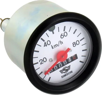 Produktbild von Tachometer Ø60mm bis 100km/h, 12V - Simsom TS50, SC50, S53, S51, S70