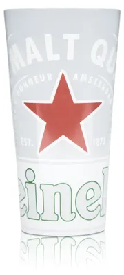 Produktbild von Heineken Kunststoff Bier Becher Glas 0,5l Mehrweg Hartplastik Becher Gläser Bar