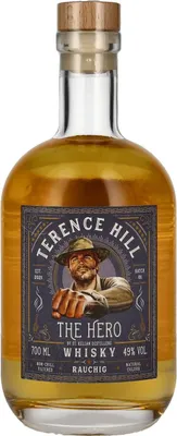 Image de Terence Hill THE HERO Whisky Rauchig 49% Vol. 0,7l
