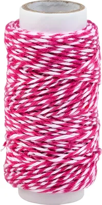 Image de KNORR PRANDELL 2162660013 Cordon décoratif 20 m Ø 1 mm 100 % coton rose