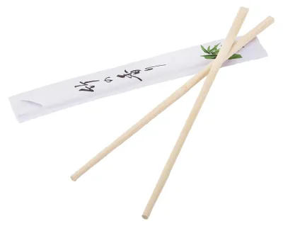 100 Paar Bambus-Einweg-Essstäbchen, 21 cm, einzeln verpackt