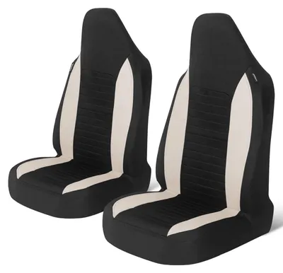 Obrázok produktu pre Poťahy sedadiel do auta, predné sedadlá, univerzálna veľkosť, farba béžová, kompatibilné s airbagom