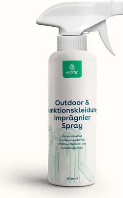 Produktbild von eco:fy Textil Imprägnierspray Imprägnierung Imprägniermittel Wetterschutz PFC-frei Versiegelung gegen Nässe und Schmutz Goretex Sympatex