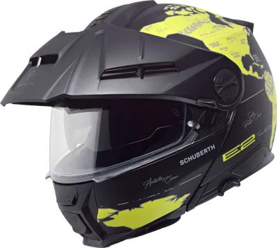 Produktbild von Schuberth E2 Atlas Helm, schwarz/gelb, XS (53)