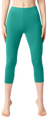 Produktbild von Bellivalini Damen 3/4 Leggings aus Baumwolle BLV50-199 (Dunkeltürkis, M)