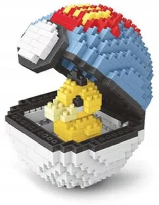 Produktbild von Pan i Pani Gadżet Pokémon Lure Ball Pokéball Konstruktionsbausteine Set