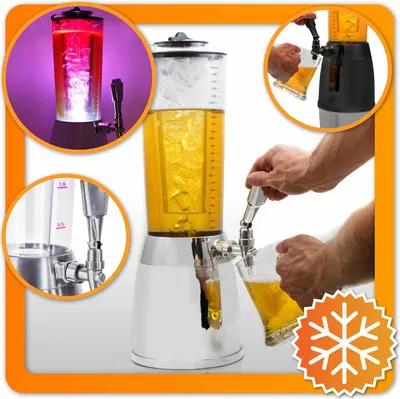 Obrázok produktu pre Biertower XXL 4 litre - chróm