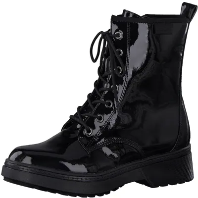 Produktbild von Tamaris Damen Stiefeletten Schnürung 1-25224-25, Größe:39 EU, Farbe:Schwarz