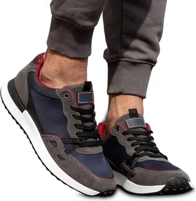 Produktbild von Herren Sneaker Komfort Sportschuhe Turnschuhe Freizeit Ripole Dunkelblau Gr.41