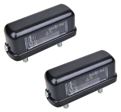 2x Universal Kennzeichenleuchten Kennzeichen PKW Anhänger Wohnwagen Wohnmobil – Produktansicht