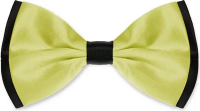Produktbild von Fliege Herren Hochzeit Konfirmation Anzug Smoking Schleife Schlips zweifarbig hellgelb-schwarz