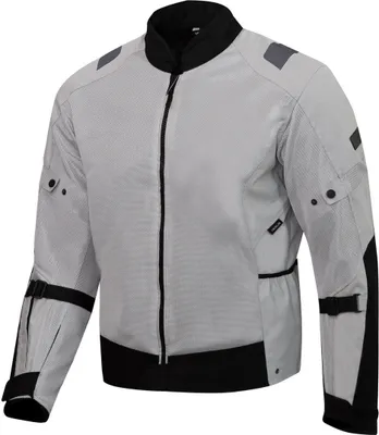 Immagine prodotto di Merlin Taos Air Mesh Stretch giacca in tessuto da moto, grigio chiaro/nero, 3XL