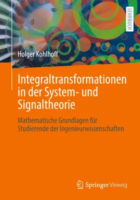 Produktbild von Integraltransformationen in der System- und Signaltheorie