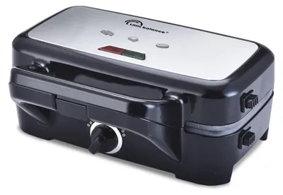 2-in-1 Waffeleisen & Grill, 1200 W, antihaftbeschichtet, 5 Stufen