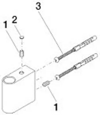 Produktbild von Dornbracht 90171114900-00 Halter für Regenbrausen Ersatzteile