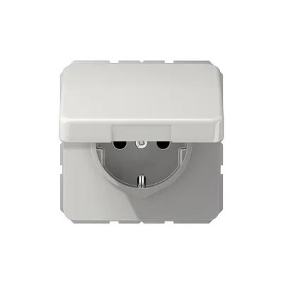 Immagine prodotto di Presa Schuko grigio chiaro - Presa CD 1520 BFKL LG
