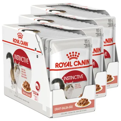 Produktbild von Royal Canin Instinctive FHN Nassfutter in Soße für ausgewachsene, wählerische Katzen 36x85g