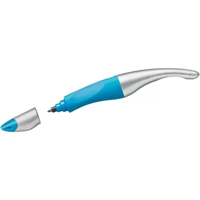 Produktbild von STABILO EASYoriginal - ergonomischer Tintenroller - 0,5 mm - metallic + neonblau - Rechtshänder