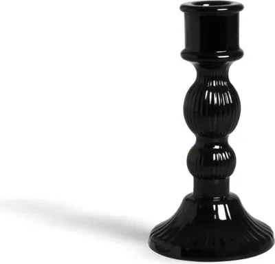 Immagine prodotto di Excelsa Portacandele in Vetro 8Xh15X8 Cm Nero