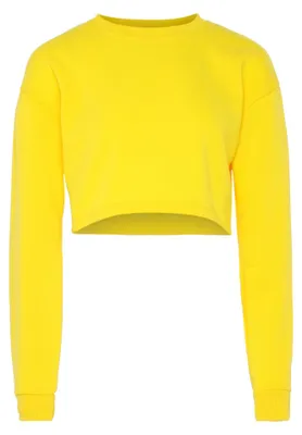Produktbild von AODA damen sweatshirt - gelb, XS