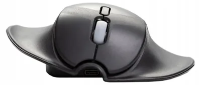 Zdjęcie produktu dla BakkerElkhuizen HandShoeMouse, Po prawej stronie, USB Typu-A, 1500 DPI, Czarny