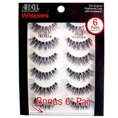 Immagine prodotto di Ardell Demi Wispies 6-Pack Ciglia artificiali su striscia 6 paia Nero